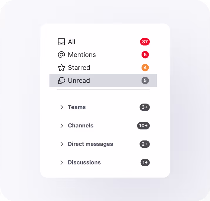 Rocket.Chat channels organizing conversations by team and topic